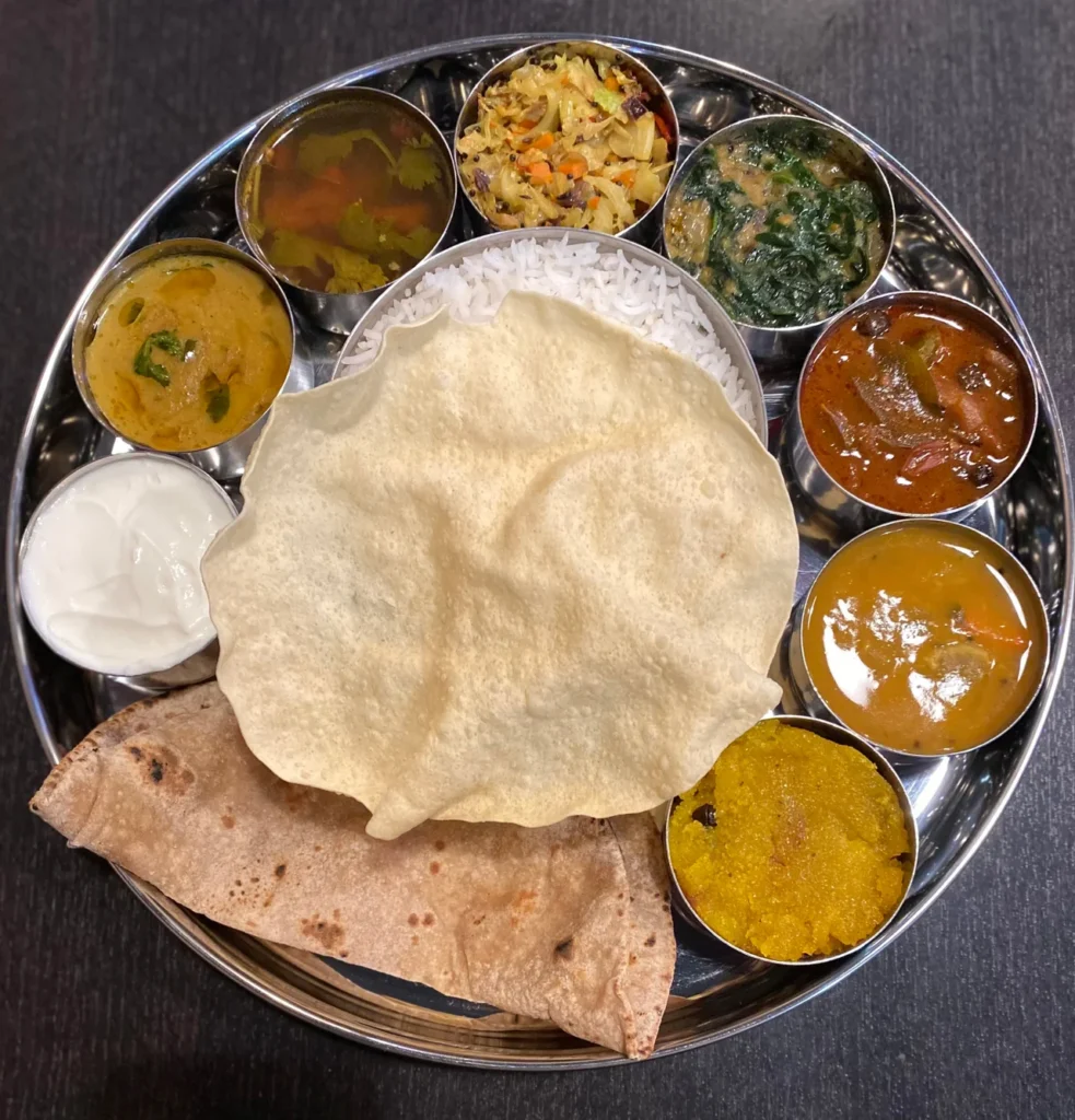 Vegetarian Thali (Weekends for Dine-In Only)